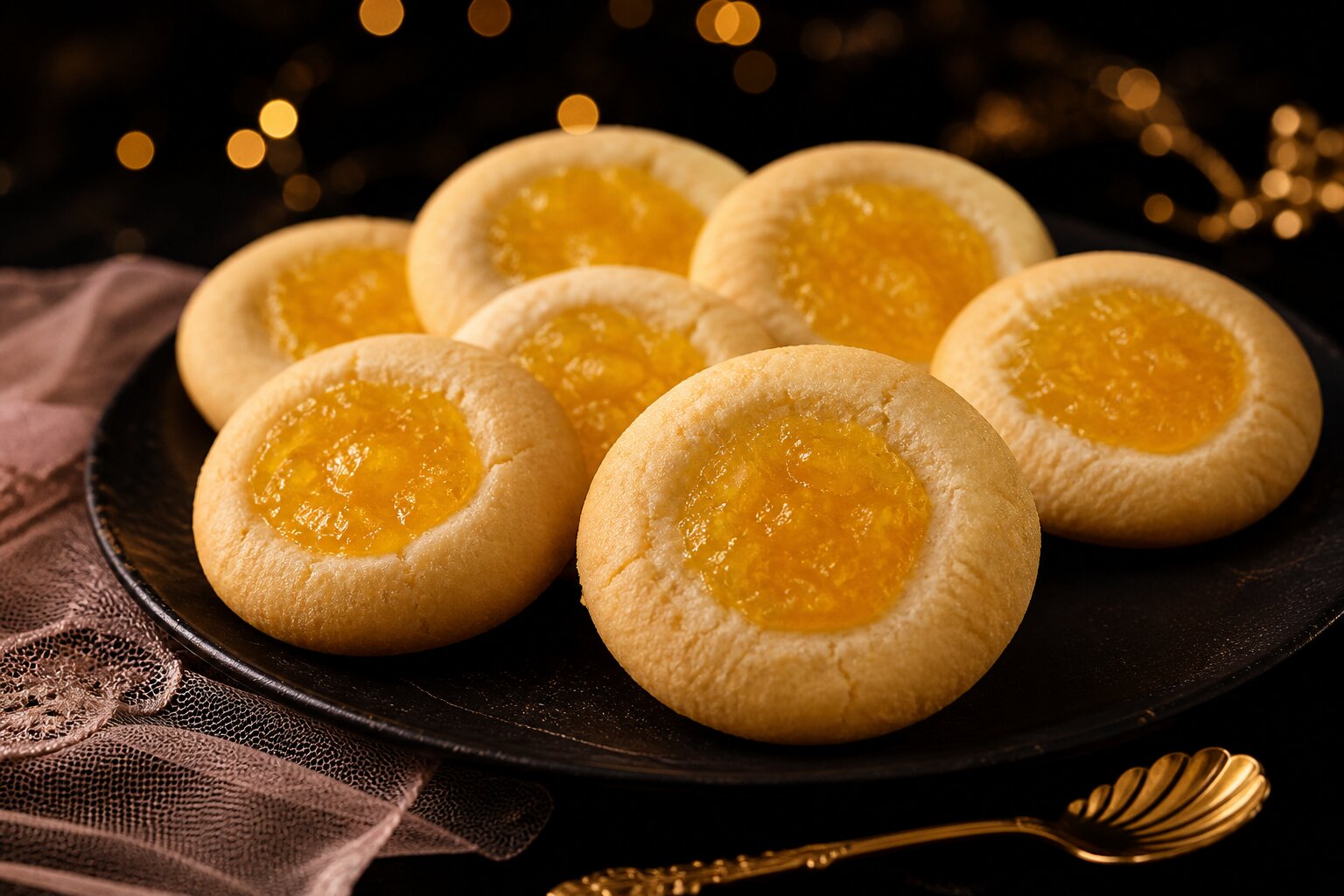 Mango Cream Butter Cookies